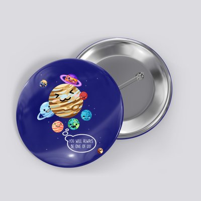 Pluto Planet Funny Space Cartoon Planets Never Forget Pluto Gift Button