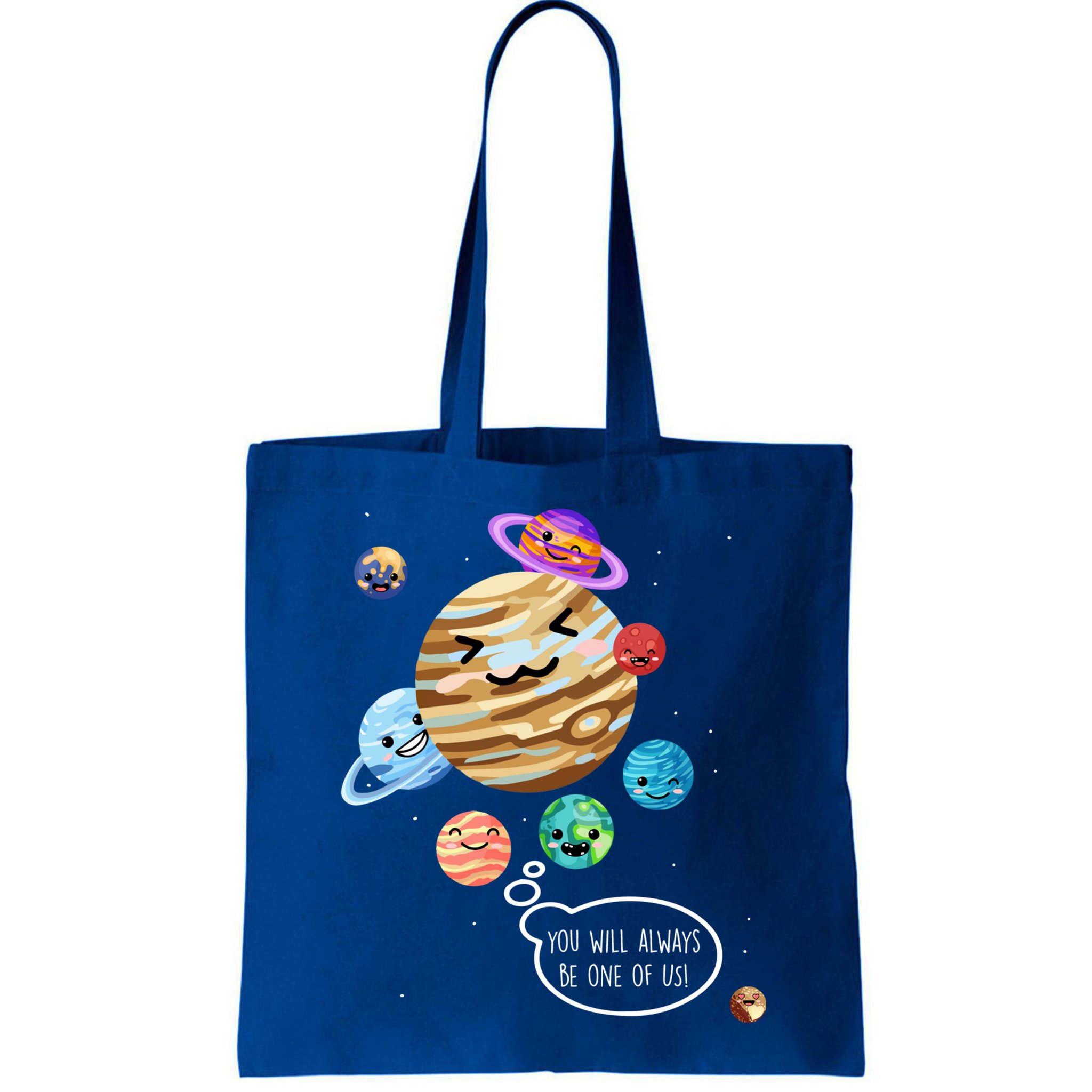 Pluto Planet Funny Space Cartoon Planets Never Forget Pluto Gift Bag