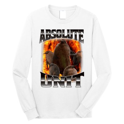 Pesto Penguin Funny Absolute Unit Bootleg Rap Fire Long Sleeve Shirt