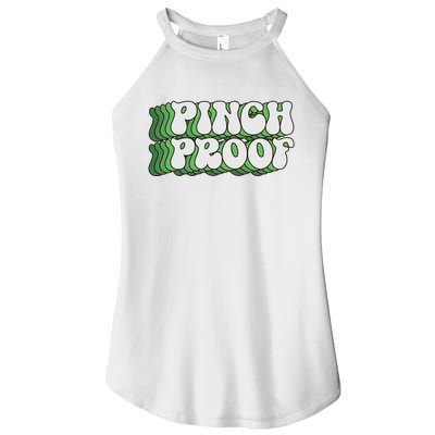 Pinch Proof Funny Pattricks Day Women’s Perfect Tri Rocker Tank