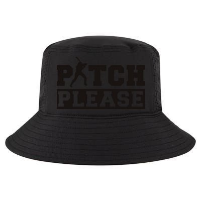 Pitch Please Funny Baseball Cool Comfort Performance Bucket Hat
