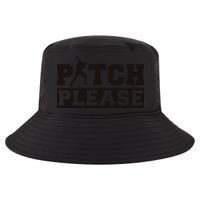 Pitch Please Funny Baseball Cool Comfort Performance Bucket Hat