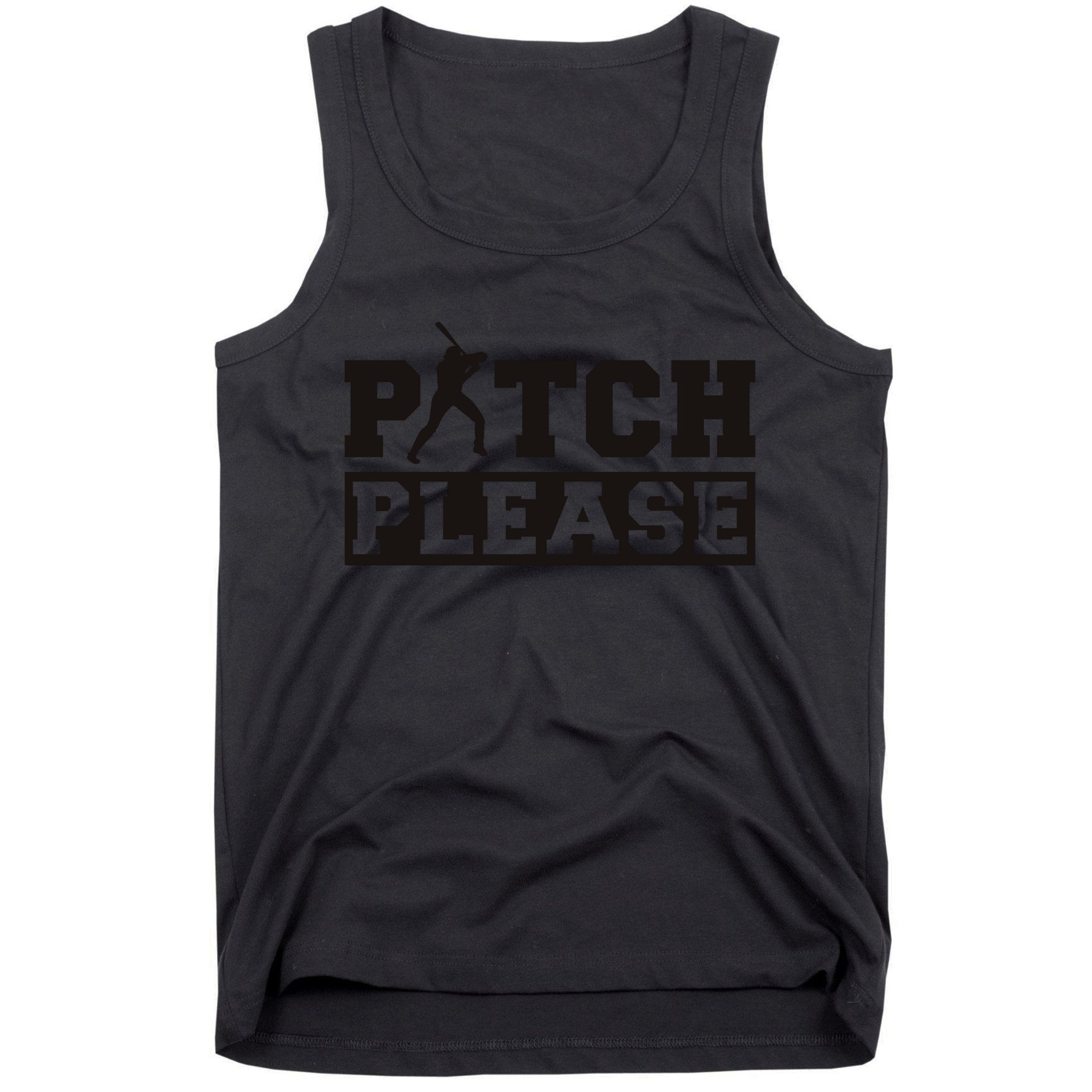 Pitch Please Funny Baseball Tank Top