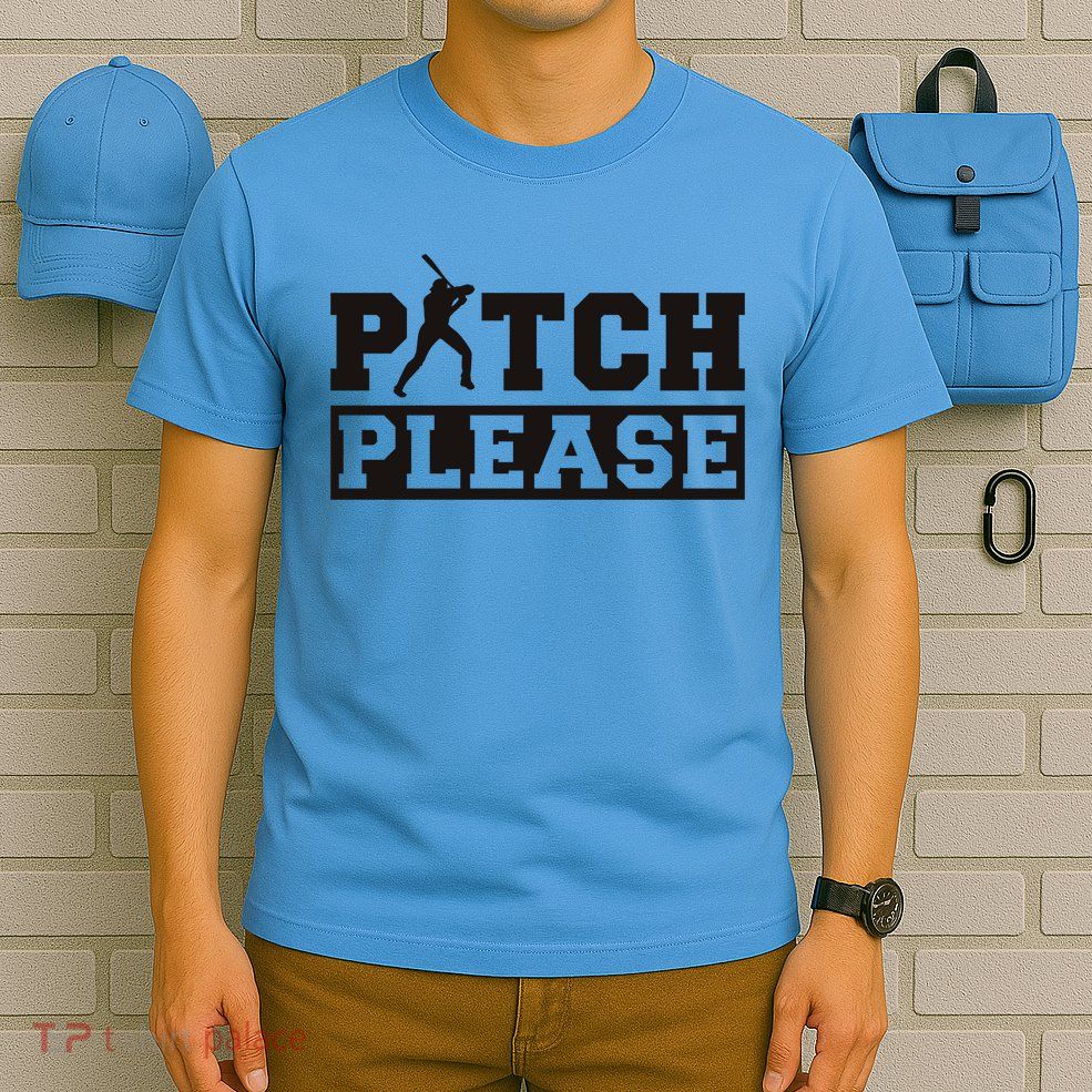 Pitch Please Funny Baseball T-Shirt