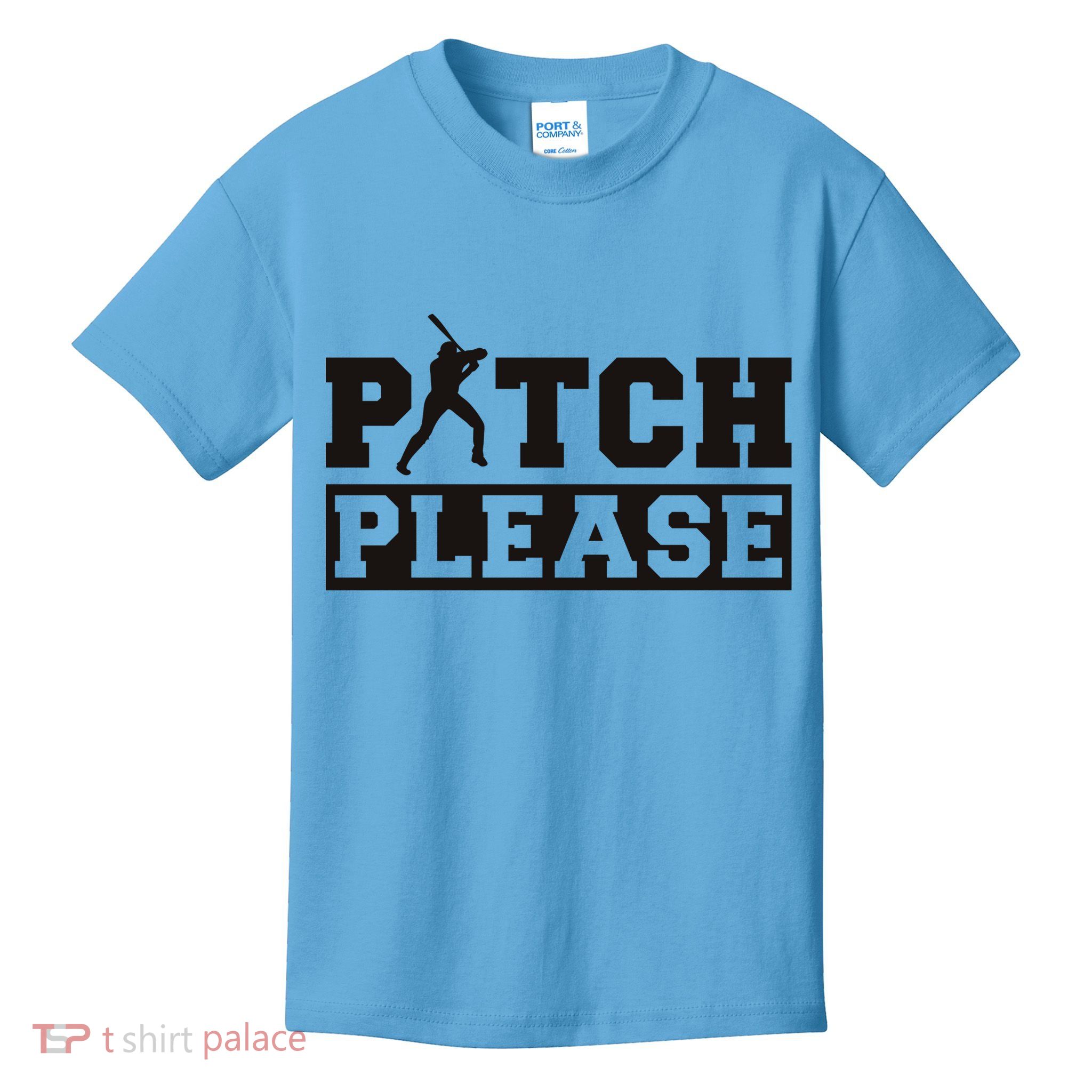 Pitch Please Funny Baseball Kids T-Shirt