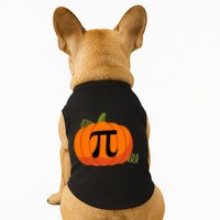 Pumpkin Pi Funny Thanksgiving Math Puns Favorite Pie Pi Day Gift Doggie Tank
