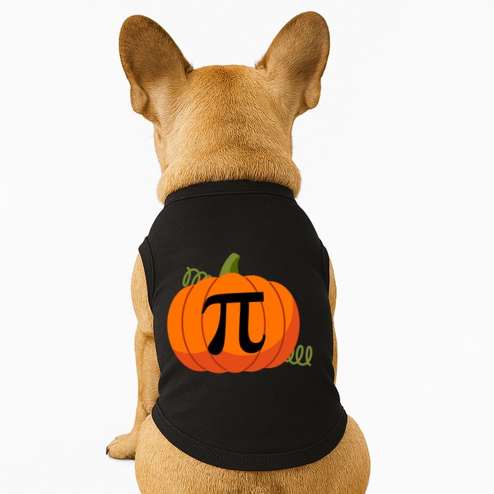 Pumpkin Pi Funny Thanksgiving Math Puns Favorite Pie Pi Day Gift Doggie Tank