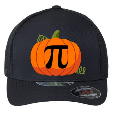 Pumpkin Pi Funny Thanksgiving Math Puns Favorite Pie Pi Day Gift Flexfit Unipanel Trucker Cap
