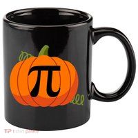 Pumpkin Pi Funny Thanksgiving Math Puns Favorite Pie Pi Day Gift 11oz C Handle Ceramic Mug