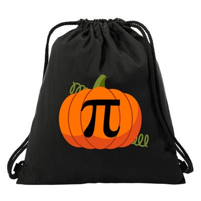 Pumpkin Pi Funny Thanksgiving Math Puns Favorite Pie Pi Day Gift Drawstring Bag