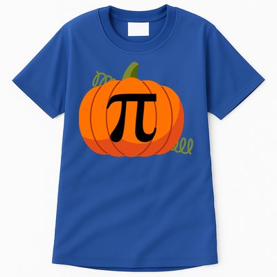 Pumpkin Pi Funny Thanksgiving Math Puns Favorite Pie Pi Day Gift Tall T-Shirt