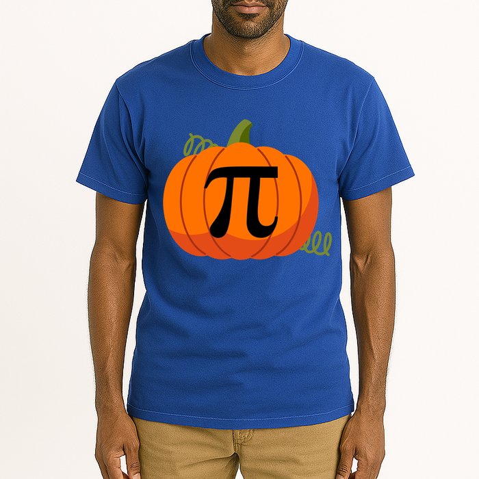 Pumpkin Pi Funny Thanksgiving Math Puns Favorite Pie Pi Day Gift Tall T-Shirt