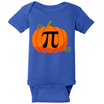 Pumpkin Pi Funny Thanksgiving Math Puns Favorite Pie Pi Day Gift Baby Bodysuit