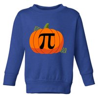 Pumpkin Pi Funny Thanksgiving Math Puns Favorite Pie Pi Day Gift Toddler Sweatshirt