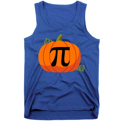 Pumpkin Pi Funny Thanksgiving Math Puns Favorite Pie Pi Day Gift Tank Top