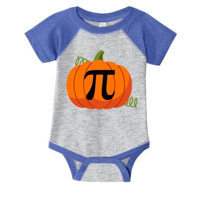 Pumpkin Pi Funny Thanksgiving Math Puns Favorite Pie Pi Day Gift Infant Baby Jersey Bodysuit