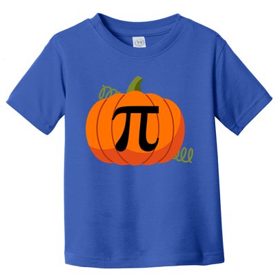 Pumpkin Pi Funny Thanksgiving Math Puns Favorite Pie Pi Day Gift Toddler T-Shirt
