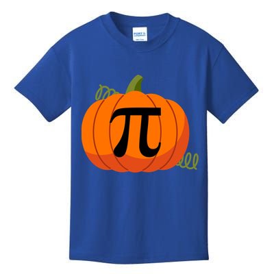 Pumpkin Pi Funny Thanksgiving Math Puns Favorite Pie Pi Day Gift Kids T-Shirt