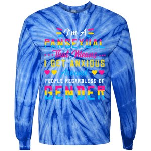 Pansexual Pride Flag Lgbtq Nonbinary Genderfluid Clothing Gift Tie-Dye Long Sleeve Shirt