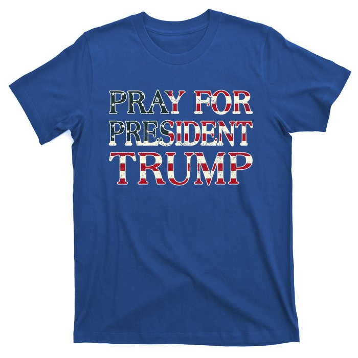 Protrump Pray For Trump Peace And Love Cool Gift T-Shirt