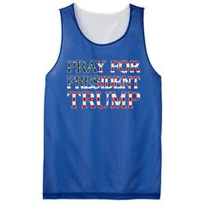 Protrump Pray For Trump Peace And Love Cool Gift Mesh Reversible Basketball Jersey Tank