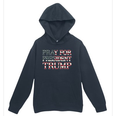 Protrump Pray For Trump Peace And Love Cool Gift Urban Pullover Hoodie