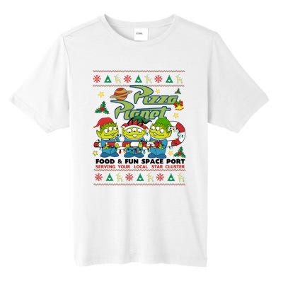 Pizza Planet Food & Fun Space Port Funny Christmas Ulgy Tall Fusion ChromaSoft Performance T-Shirt