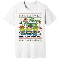 Pizza Planet Food & Fun Space Port Funny Christmas Ulgy Premium T-Shirt