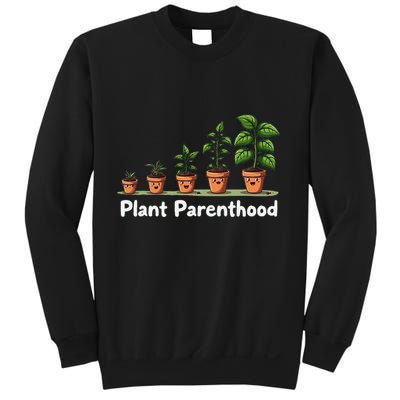 Plant Parenthood For Plant Moms & Dads Funny Cute Sweatshirt