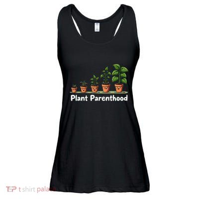 Plant Parenthood For Plant Moms & Dads Funny Cute Ladies Essential Flowy Tank