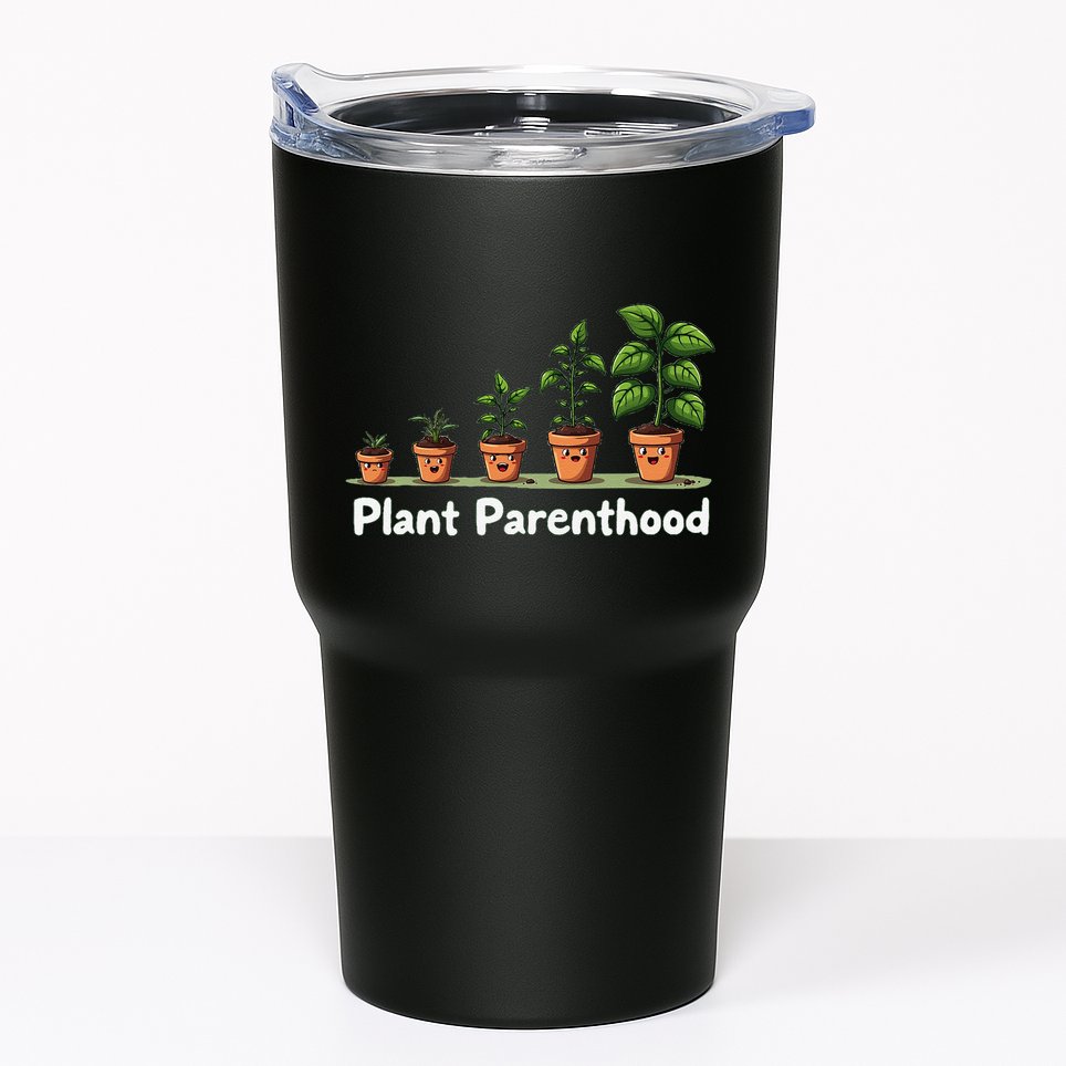 Plant Parenthood For Plant Moms & Dads Funny Cute Tumbler
