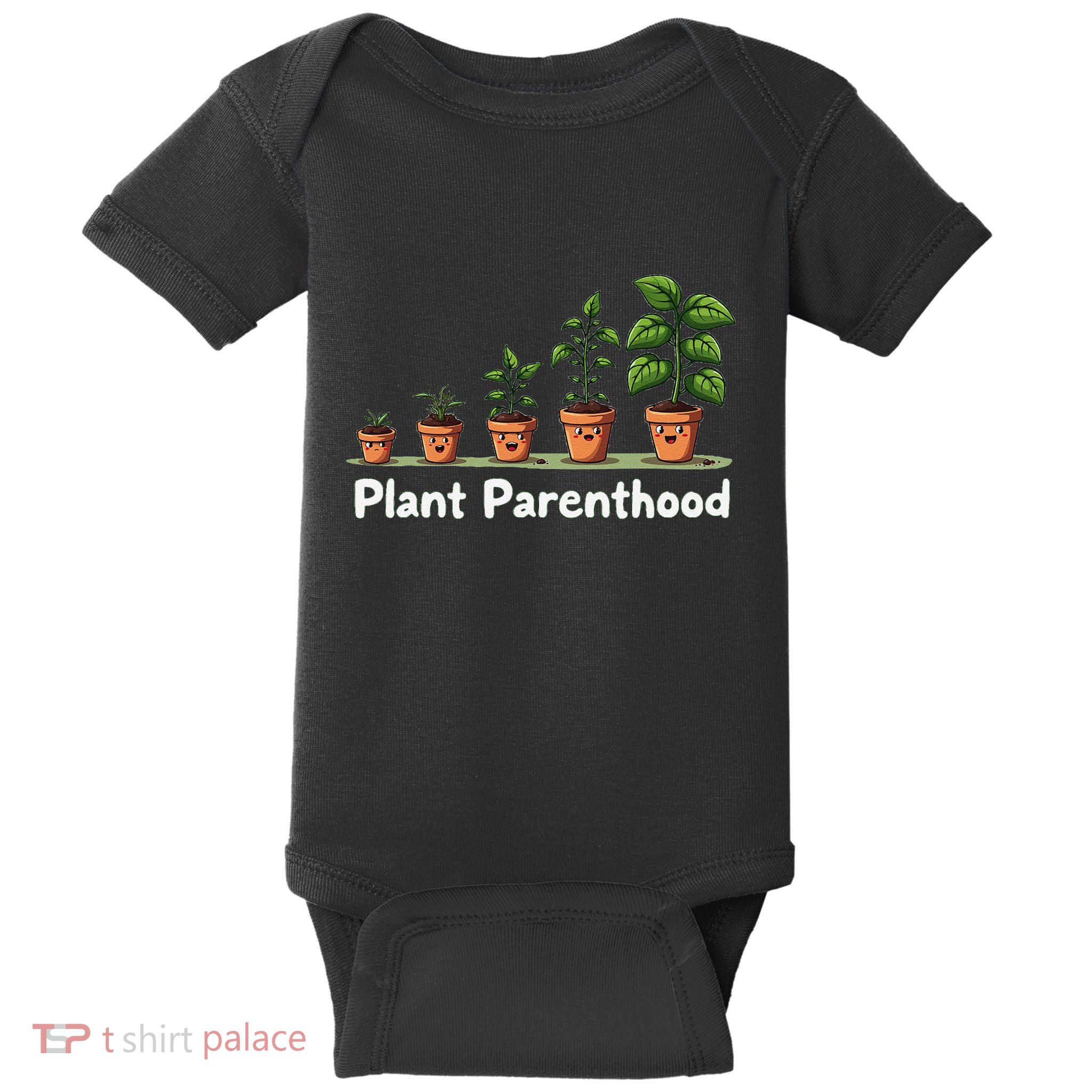 Plant Parenthood For Plant Moms & Dads Funny Cute Baby Bodysuit