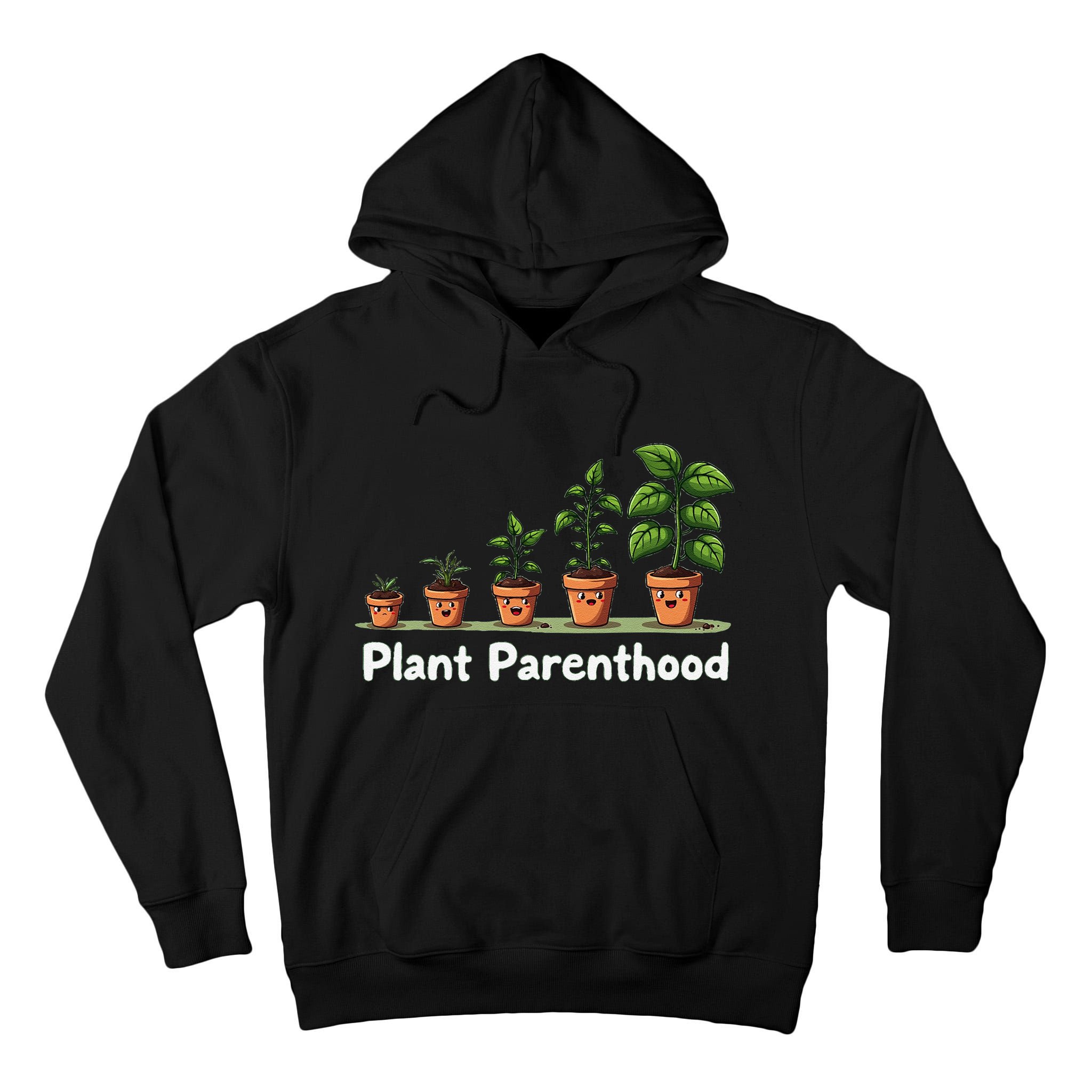 Plant Parenthood For Plant Moms & Dads Funny Cute Tall Hoodie