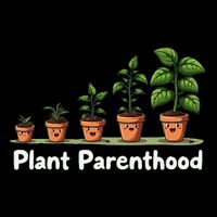 Plant Parenthood For Plant Moms & Dads Funny Cute Zip Tote Bag