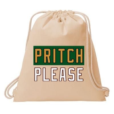 Pritch Please Funny Quote Design Drawstring Bag