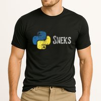 Python Programming Funny Programmer Python Logo Sneks Gift  Performance Shirt