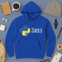 Python Programming Funny Programmer Python Logo Sneks Gift  Hoodie