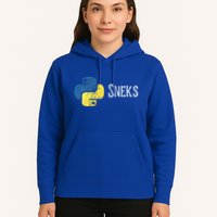 Python Programming Funny Programmer Python Logo Sneks Gift  Hoodie