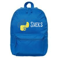 Python Programming Funny Programmer Python Logo Sneks Gift  16 in Basic Backpack