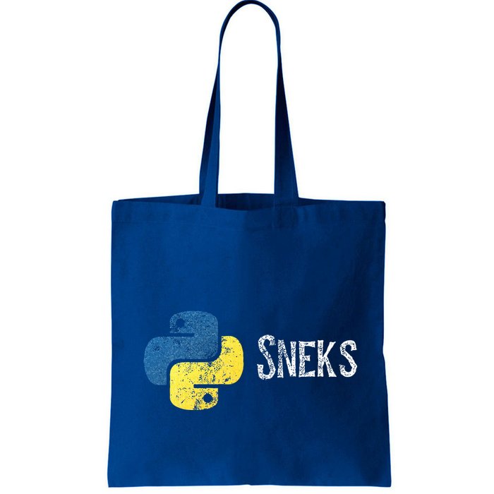 Python Programming Funny Programmer Python Logo Sneks Gift  Bag