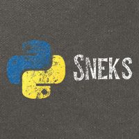 Python Programming Funny Programmer Python Logo Sneks Gift  Cotton Canvas Backpack