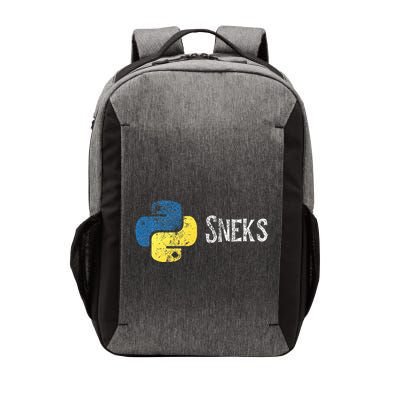 Python Programming Funny Programmer Python Logo Sneks Gift  Vector Backpack