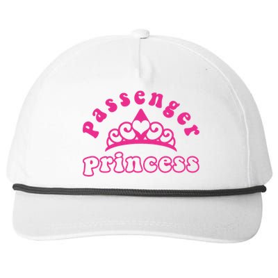 Passenger Princess Funny Design For Girlfriend and Boyfriend Snapback Five-Panel Rope Hat