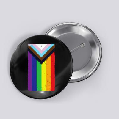 Progress Pride Flag LGBTQ Rainbow Button