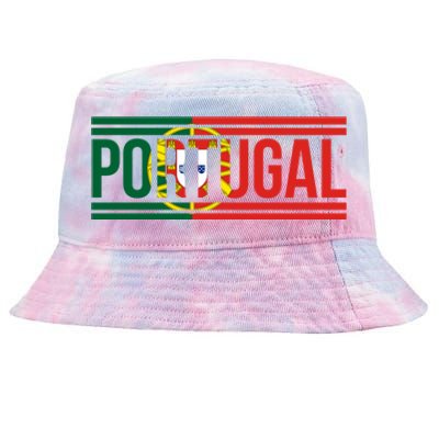 Portugal Portuguese Flag | Sports Soccer Football Tie-Dyed Bucket Hat