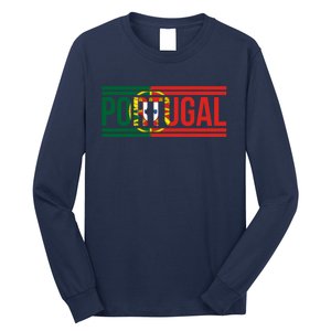 Portugal Portuguese Flag | Sports Soccer Football Long Sleeve Shirt