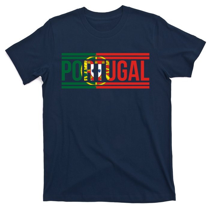 Portugal Portuguese Flag | Sports Soccer Football T-Shirt