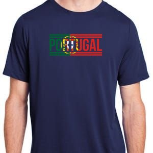 Portugal Portuguese Flag | Sports Soccer Football Adult ChromaSoft Performance T-Shirt