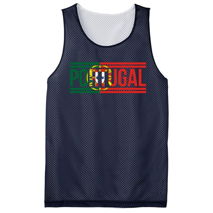 Portugal Portuguese Flag | Sports Soccer Football Mesh Reversible Basketball Jersey Tank