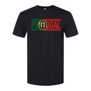 Portugal Portuguese Flag | Sports Soccer Football Softstyle CVC T-Shirt